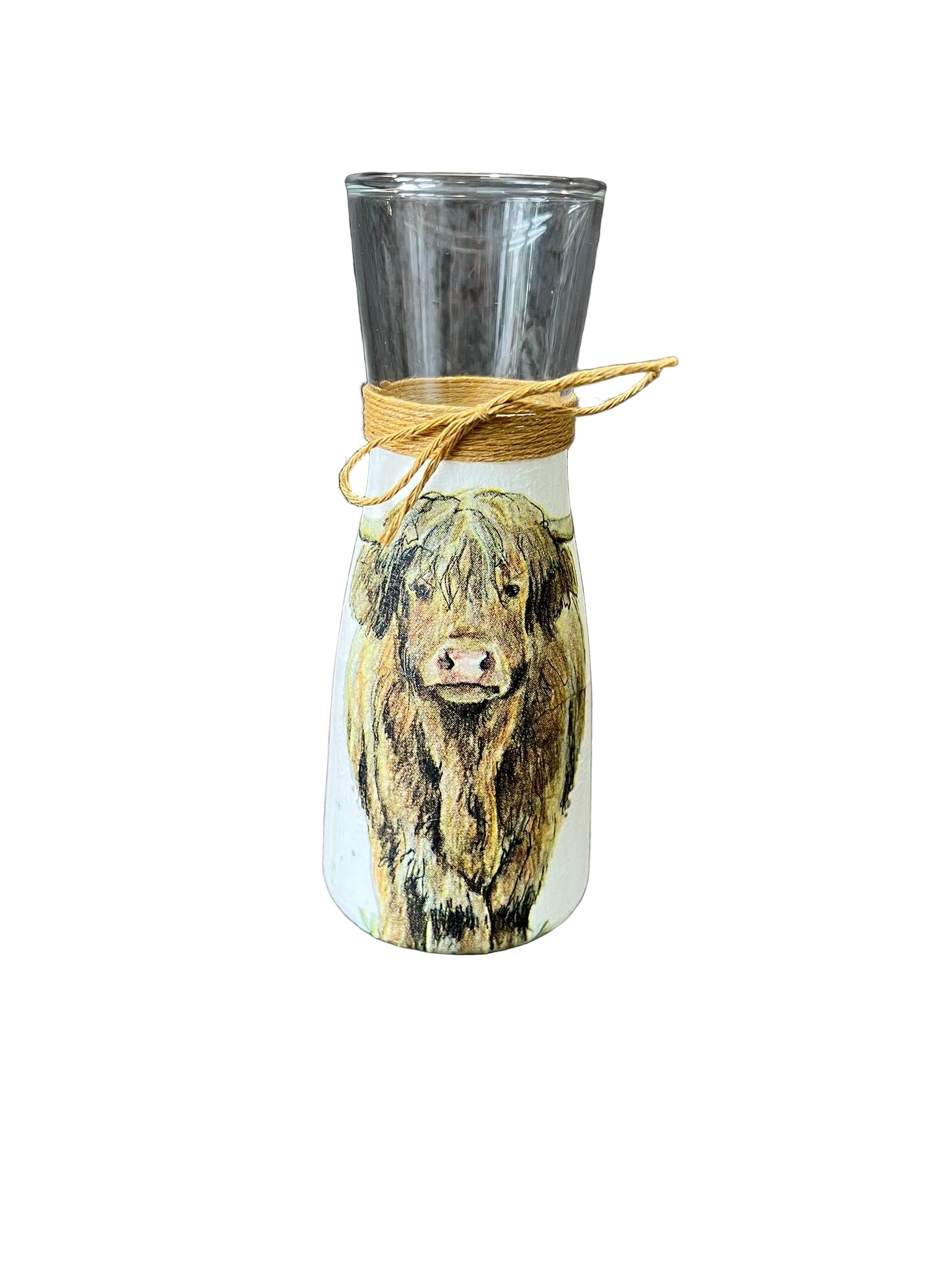Highland Cow Vase