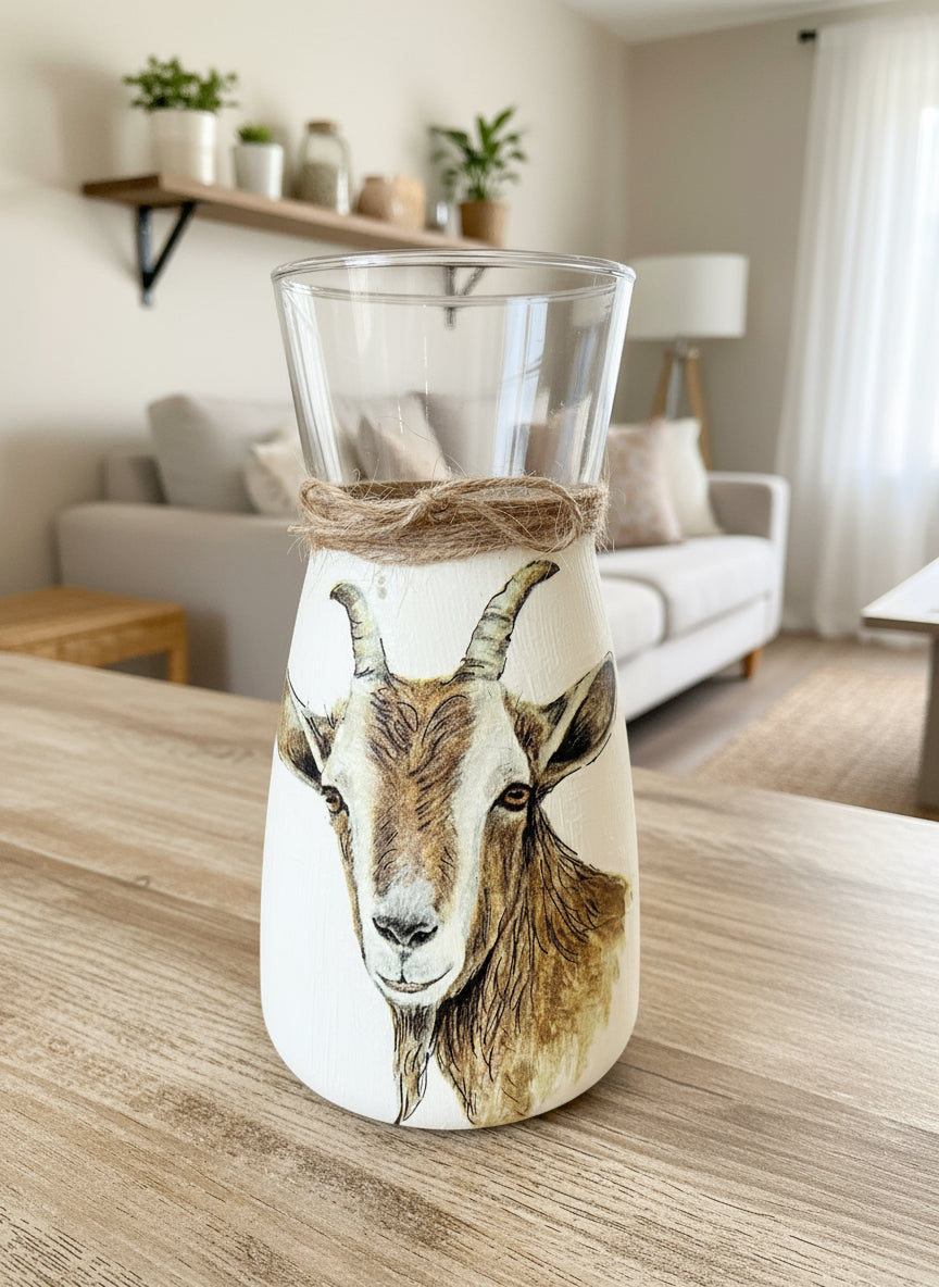Goat Vase