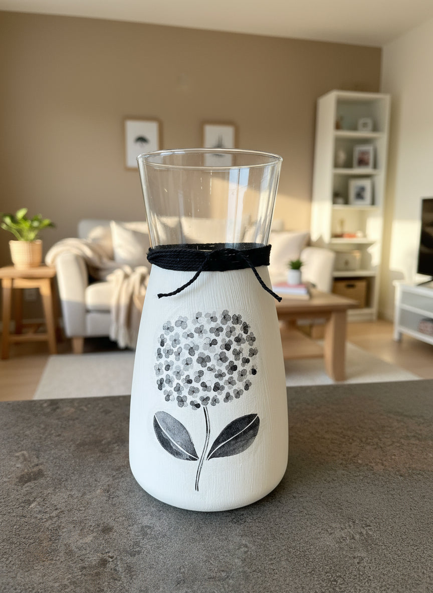 Black Flower Vase
