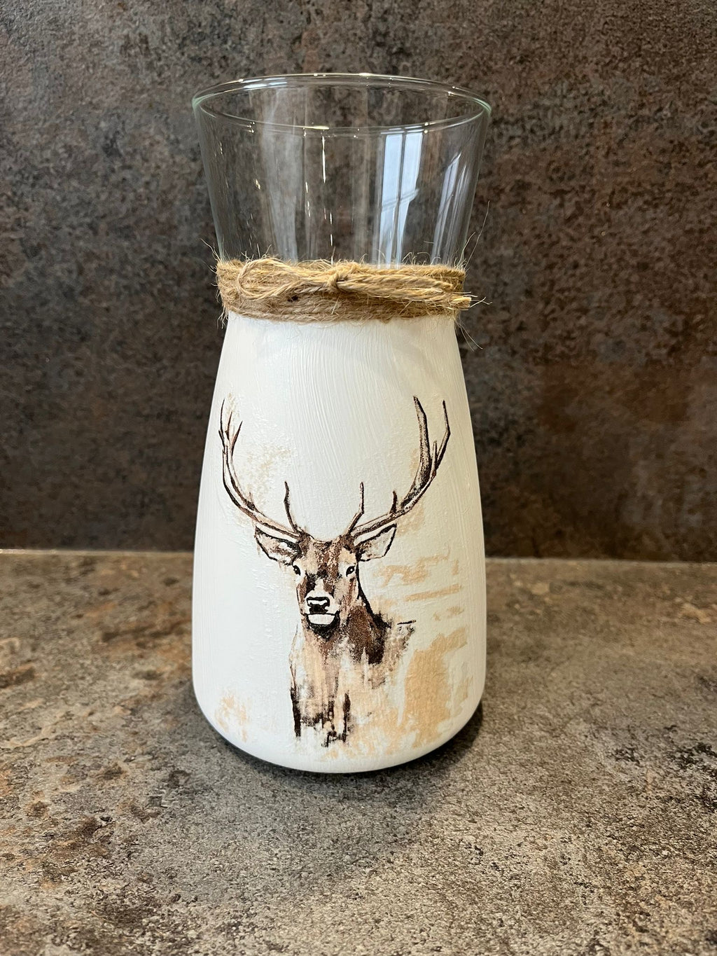 Brown Stag Vase