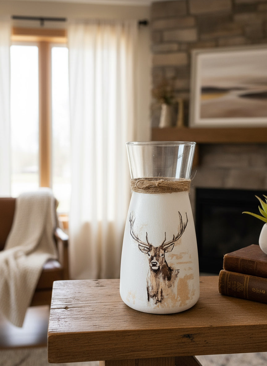 Brown Stag Vase