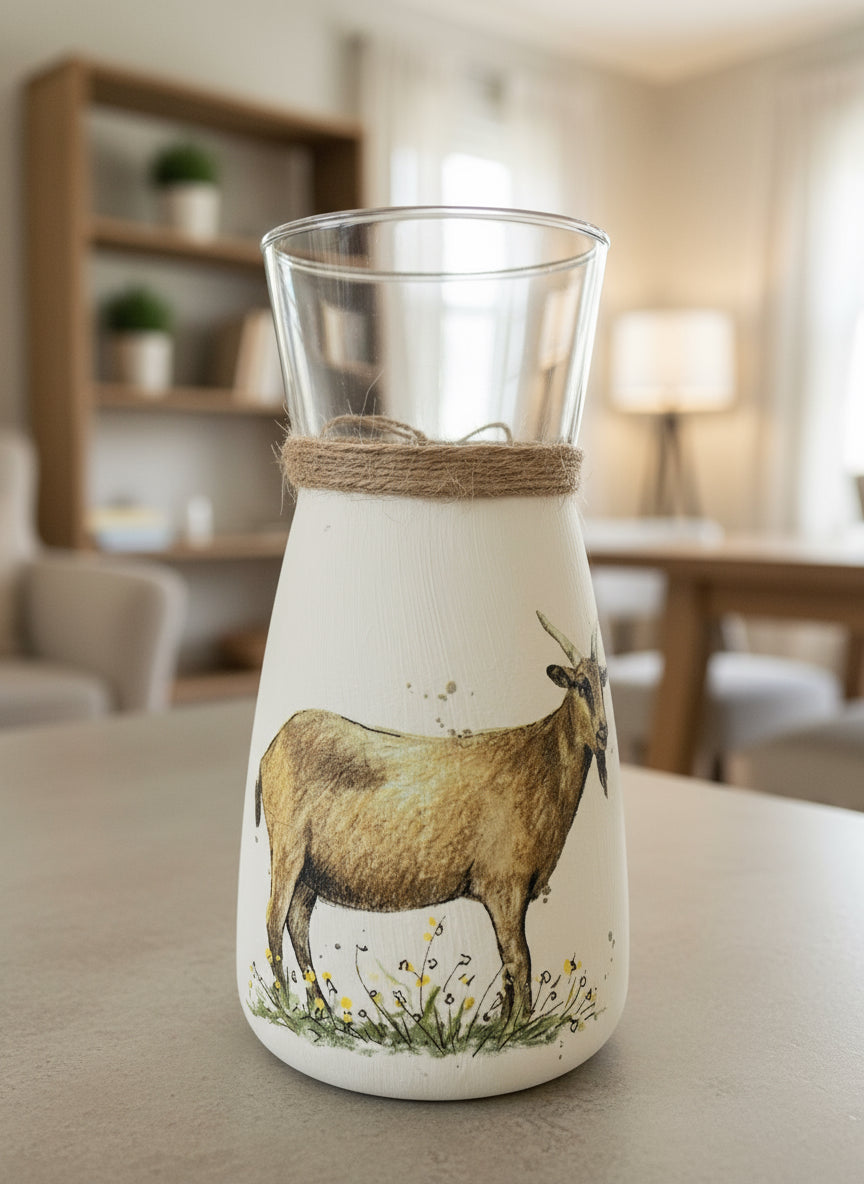 Goat Vase