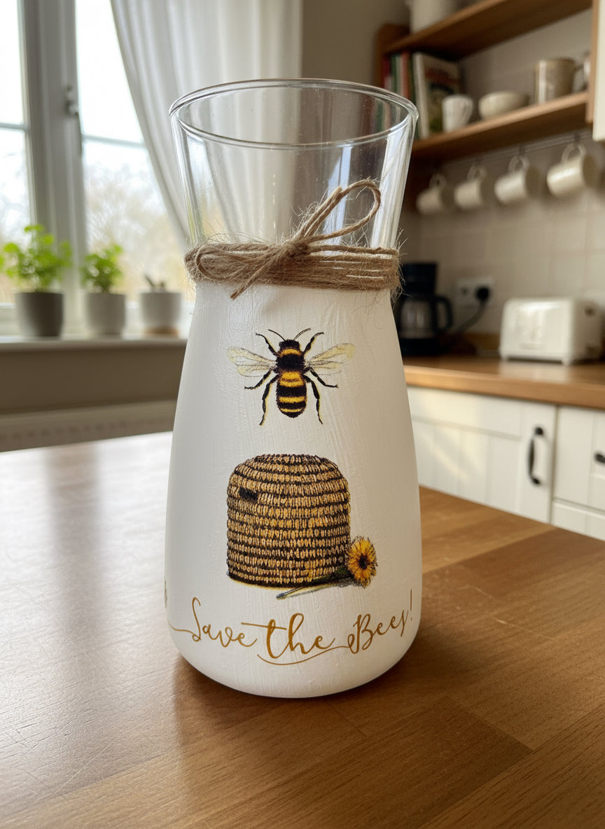 Save The Bees Vase
