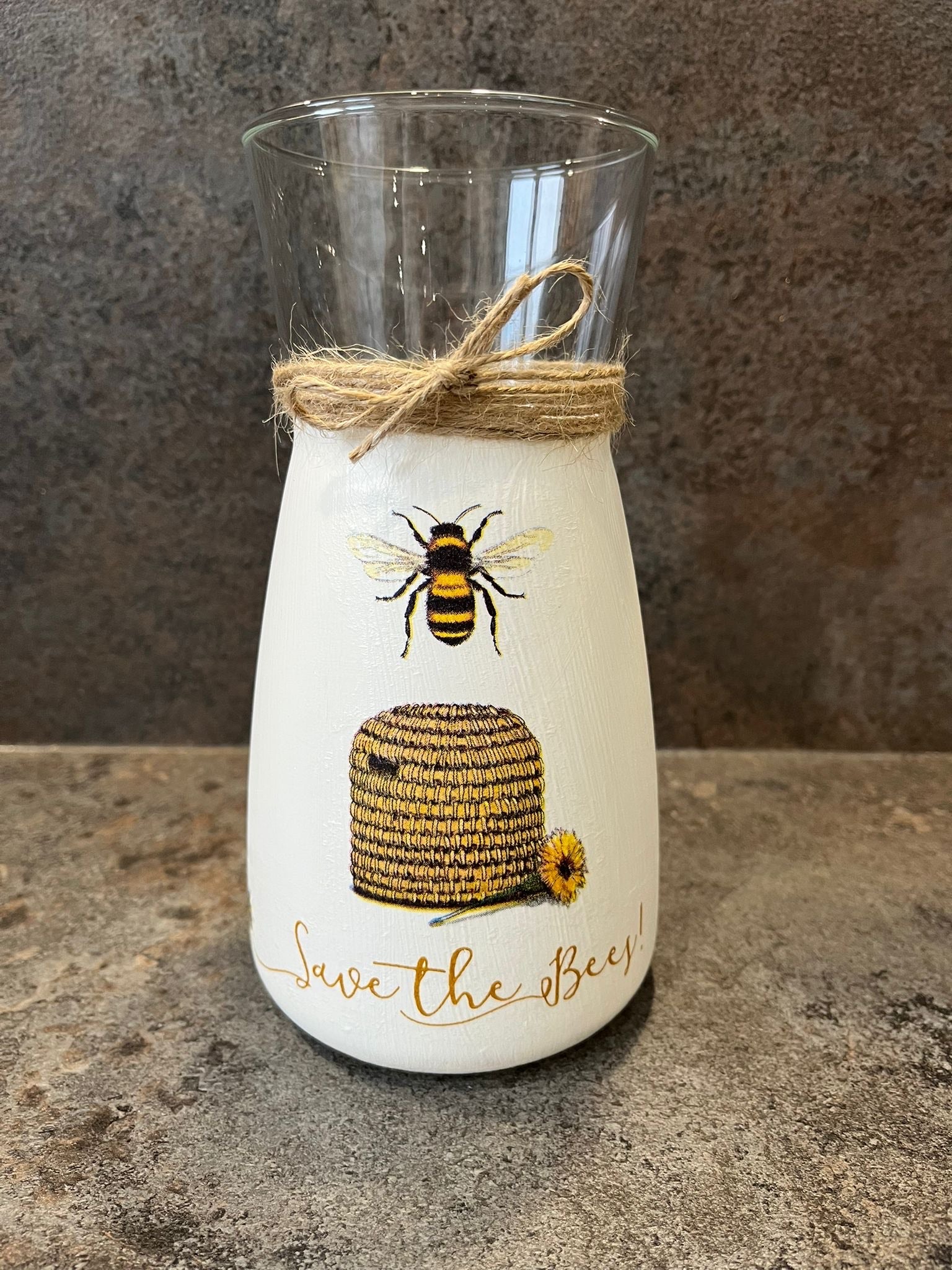 Save The Bees Vase